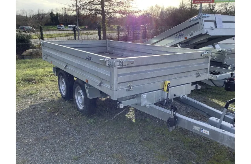 Remorque Benne 39612PE - PTAC 3500 kg - LIDER