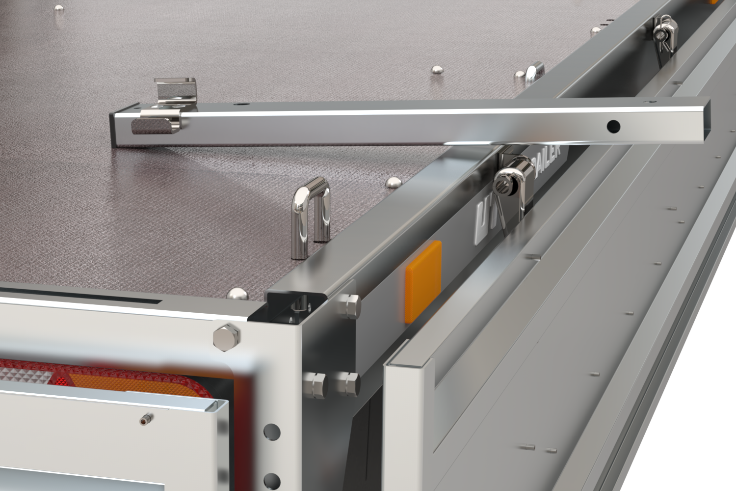 Remorque 2 essieux 304×153 UNITRAILER SOLID 300/2 PTAC 750 kg – Image 13