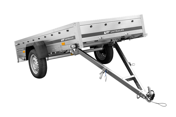 Remorque simple essieu Unitrailer GARDEN TRAILER 264 KIPP – Image 2