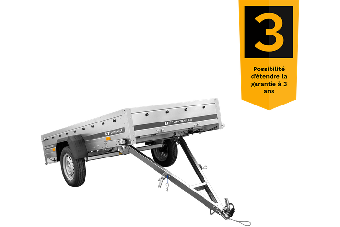 Remorque simple essieu Unitrailer GARDEN TRAILER 264 KIPP – Image 7