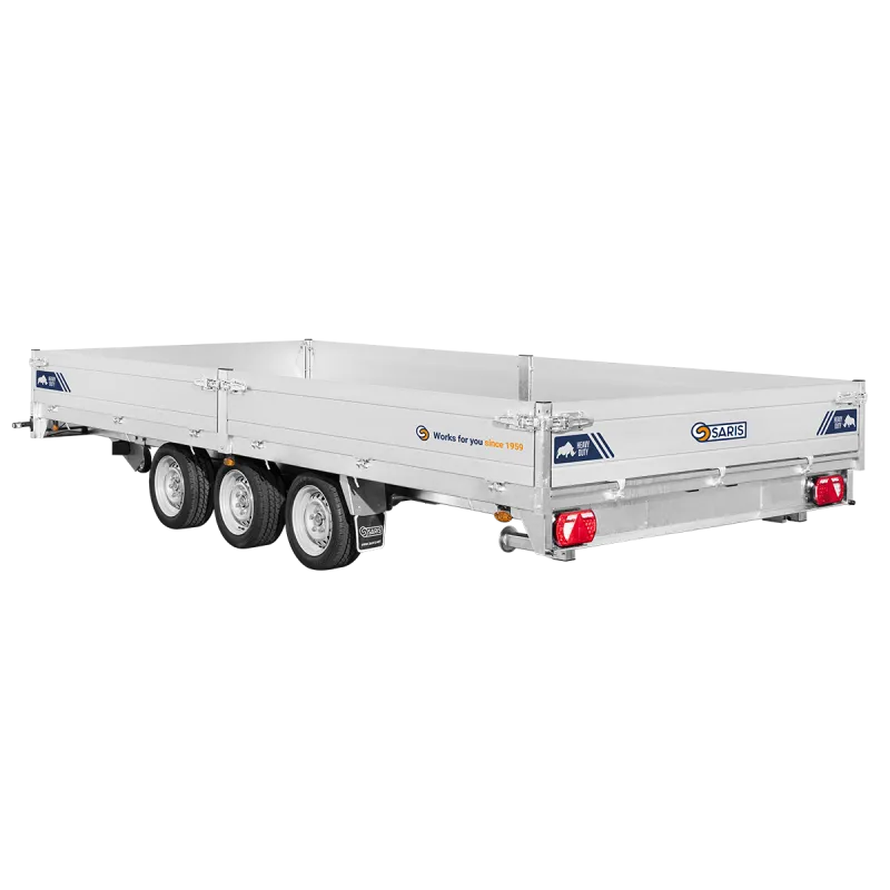 Remorque plateau 506 x 204 cm - PTAC 3500 kg - Saris – Image 3