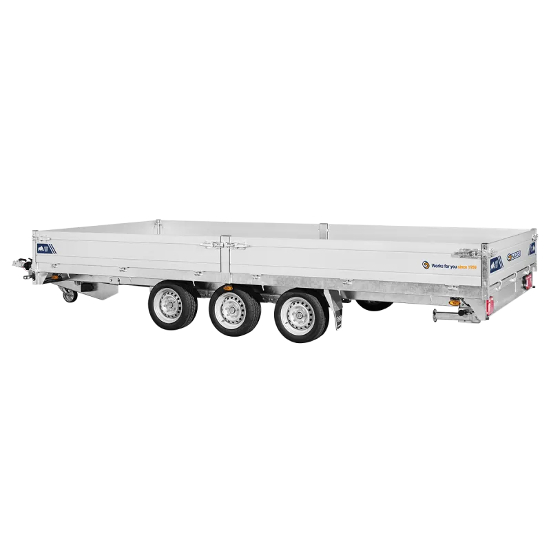 Remorque plateau 506 x 204 cm - PTAC 3500 kg - Saris