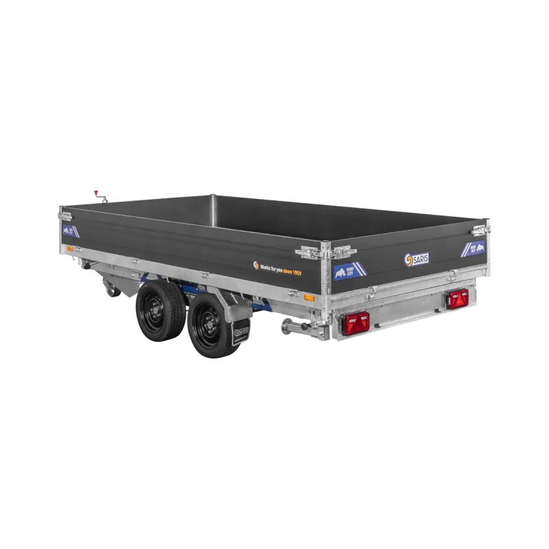 Remorque Tribenne avec pompe électrique - PTAC 3500 kg - Saris – Image 4