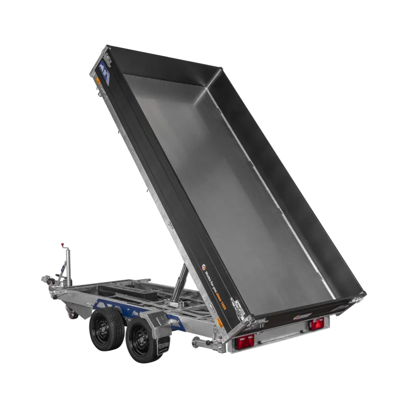 Remorque Tribenne avec pompe électrique - PTAC 3500 kg - Saris – Image 5