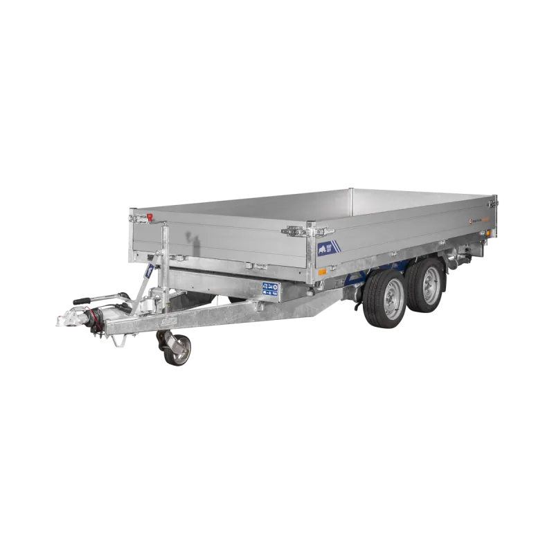 Remorque Tribenne avec pompe électrique - PTAC 3500 kg - Saris – Image 8