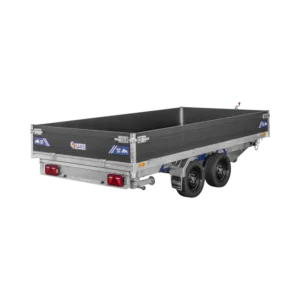 Remorque Tribenne avec pompe électrique - PTAC 3500 kg - Saris