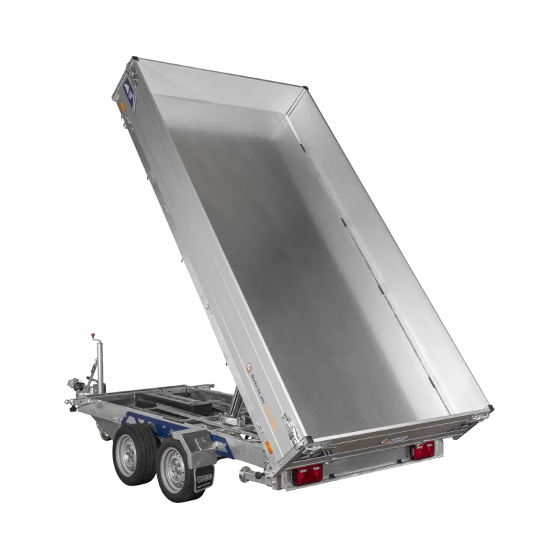 Remorque Tribenne avec pompe électrique - PTAC 3500 kg - Saris – Image 6