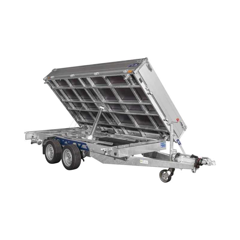 Remorque Tribenne avec pompe électrique - PTAC 3500 kg - Saris – Image 8
