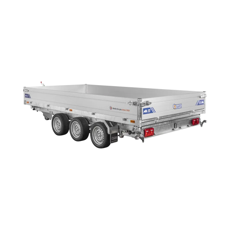 Remorque Tribenne - PTAC 3500 kg avec pompe électrique - Saris – Image 4