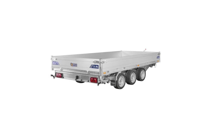 Remorque Tribenne - PTAC 3500 kg avec pompe électrique - Saris – Image 2