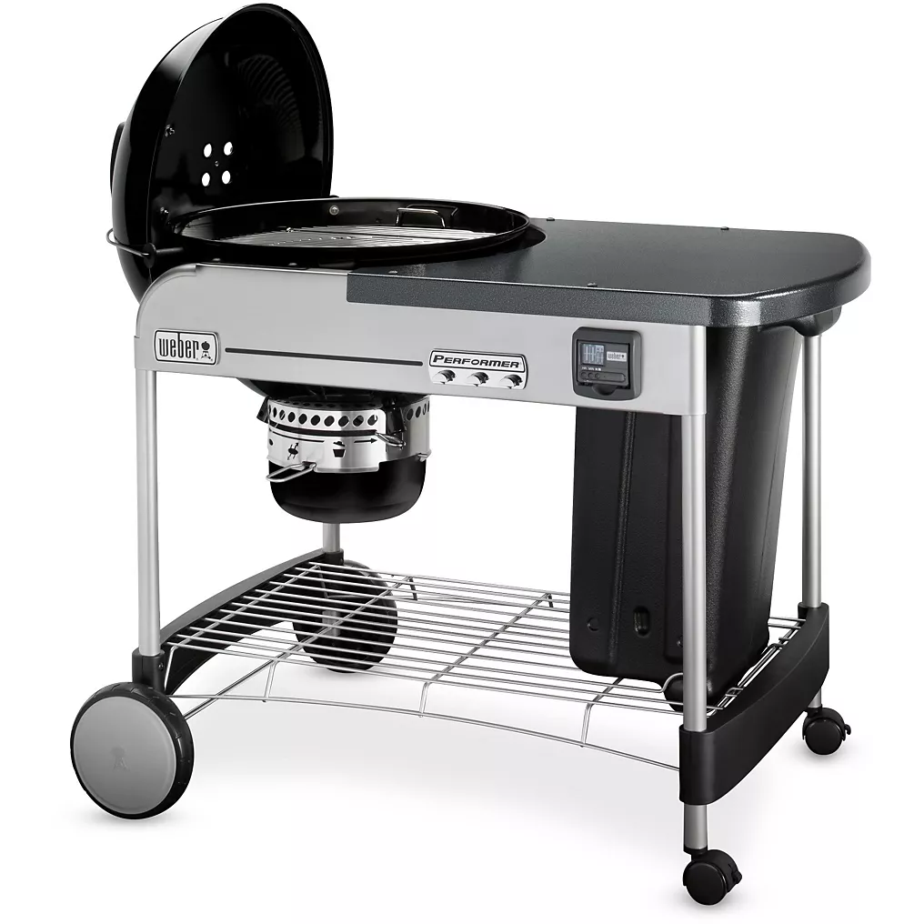 Barbecue charbon WEBER Performer premium GBS Black sur chariot 57 cm – Image 9