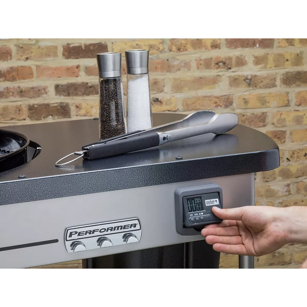 Barbecue charbon WEBER Performer premium GBS Black sur chariot 57 cm – Image 7