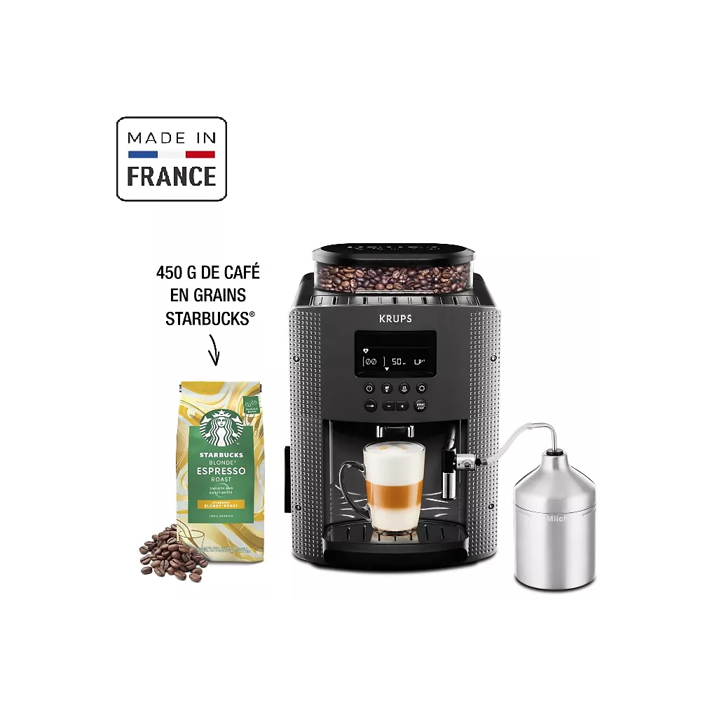 Expresso Broyeur KRUPS YY4539FD essential grise – Image 9