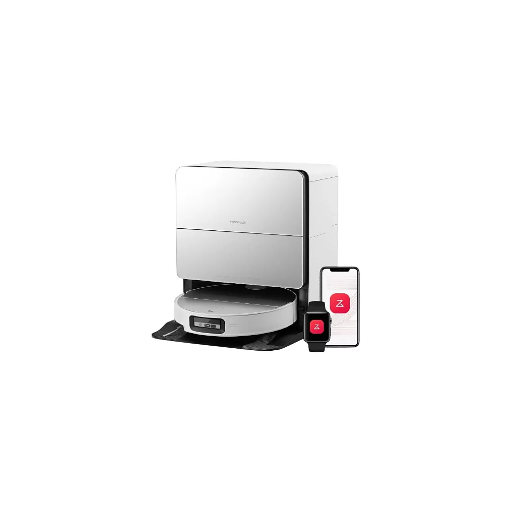 Robot Aspirateur Laveur ROBOROCK Saros 10 blanc