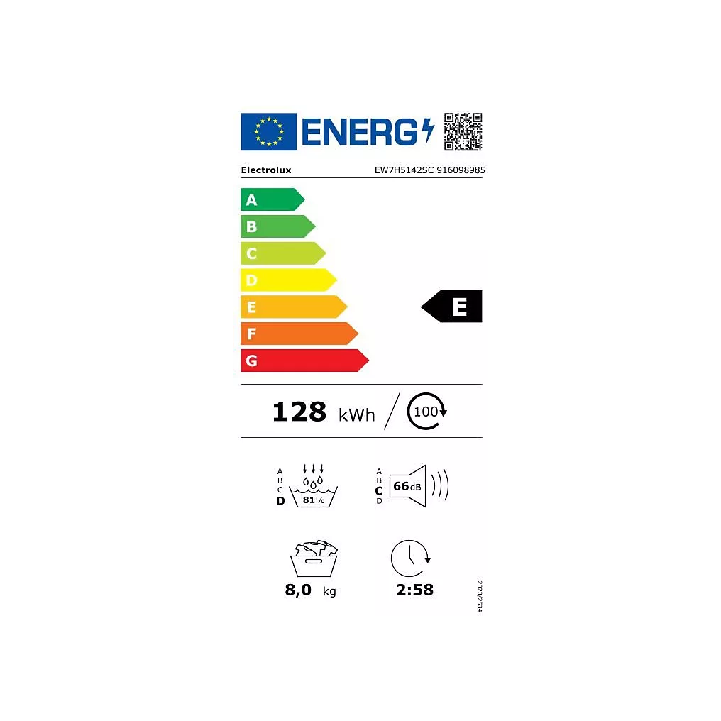 Sèche linge pompe à chaleur ELECTROLUX EW7H5142SC – Image 10