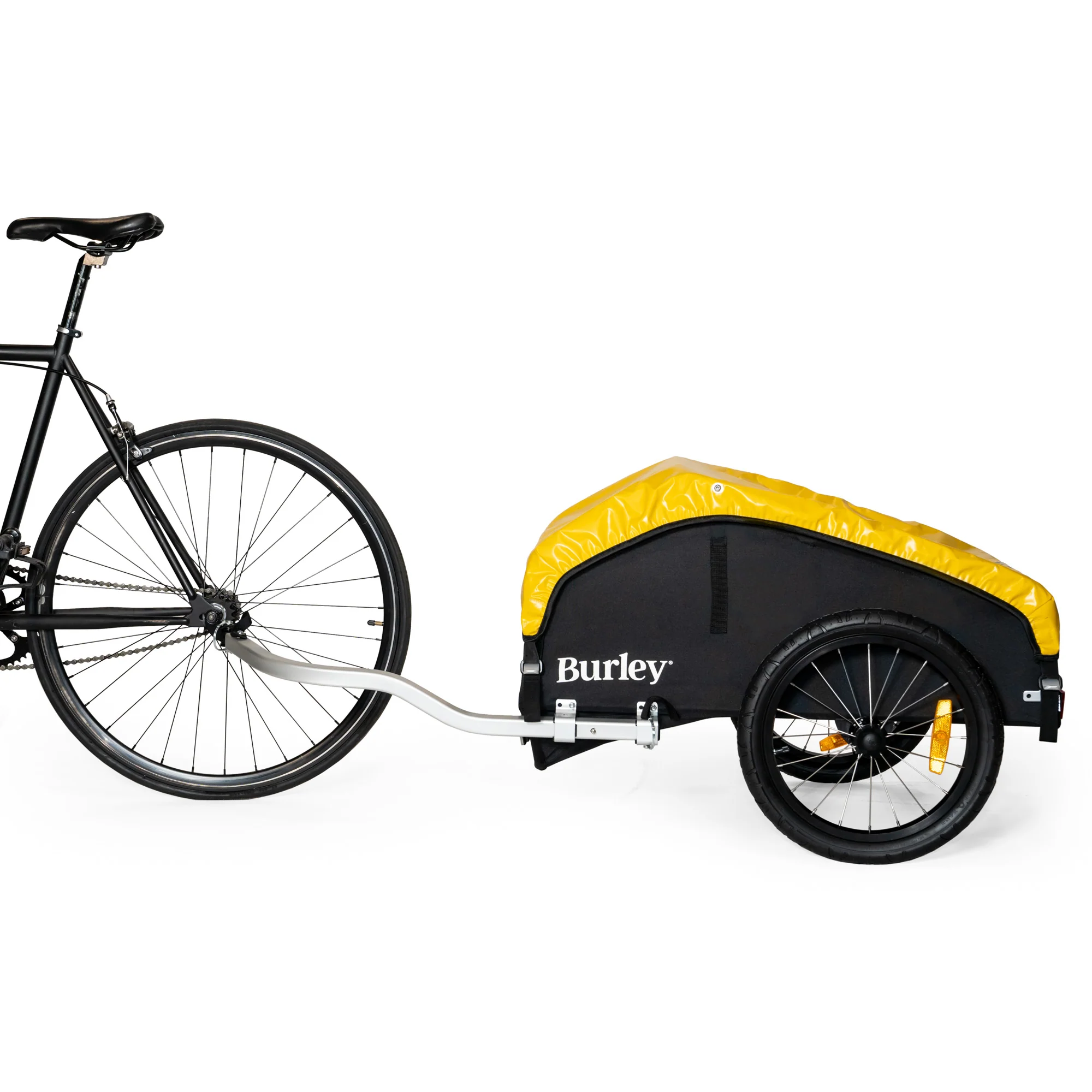 Chariot à vélo Burley Nomad - jaune/noir – Image 4