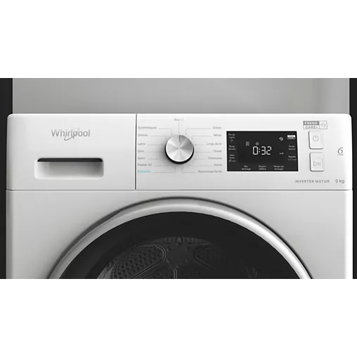 Sèche linge pompe à chaleur WHIRLPOOL FFTBNM229X2BFR + Kit de superposition – Image 6