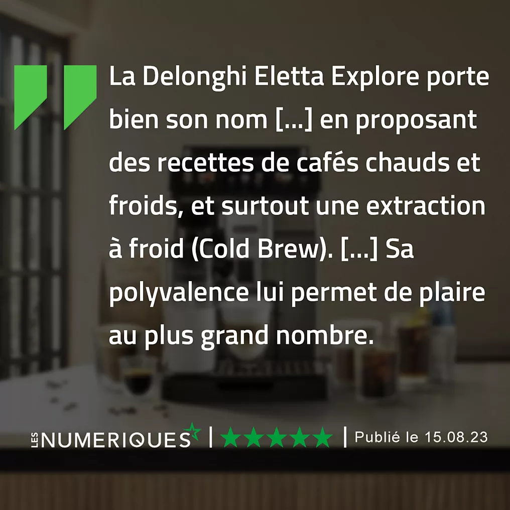Expresso Broyeur DELONGHI ECAM450.65.S Eletta Explore Argent – Image 12