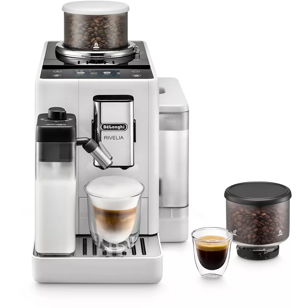 Expresso Broyeur DELONGHI FEB4455.W Rivelia Latte Blanche