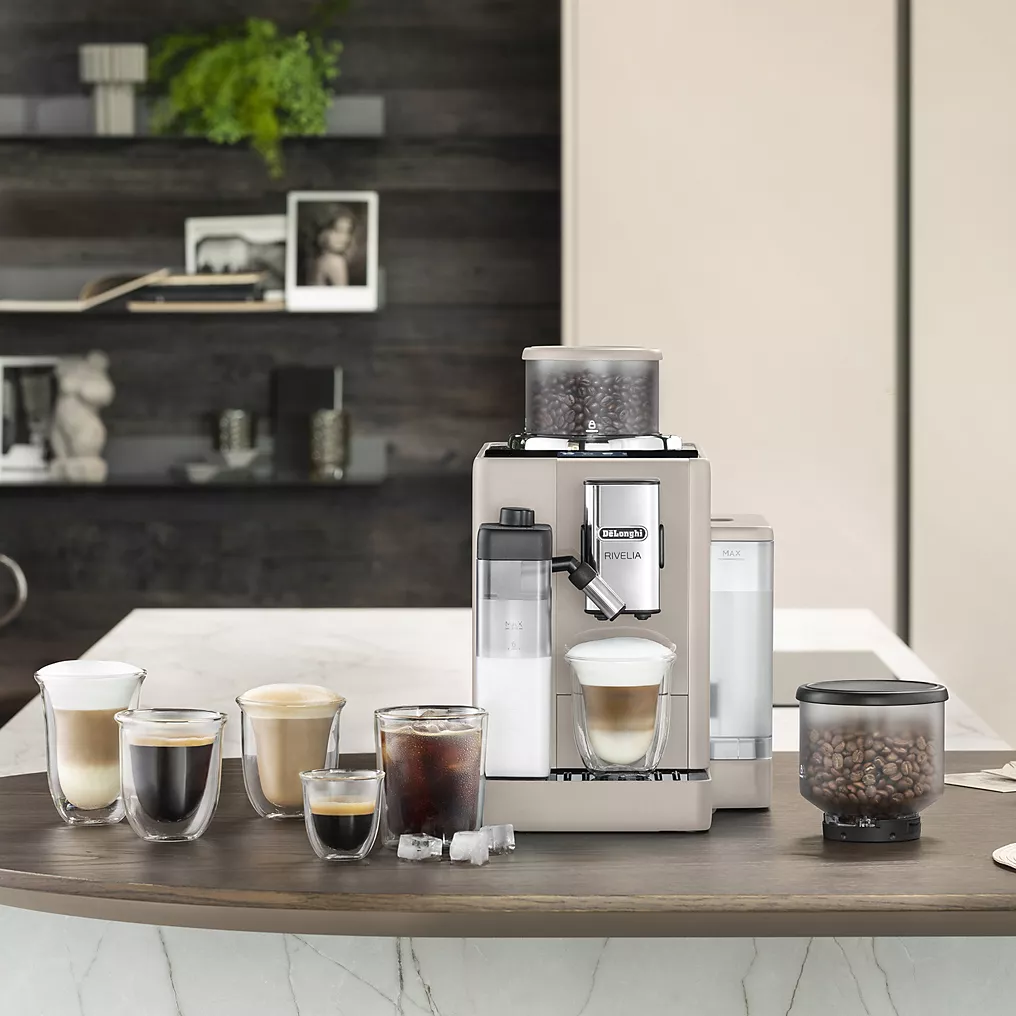 Expresso Broyeur DELONGHI FEB4455.BG Rivelia Latte Beige – Image 7