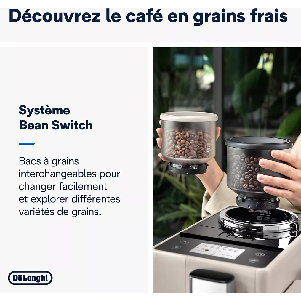 Expresso Broyeur DELONGHI FEB4455.BG Rivelia Latte Beige – Image 5