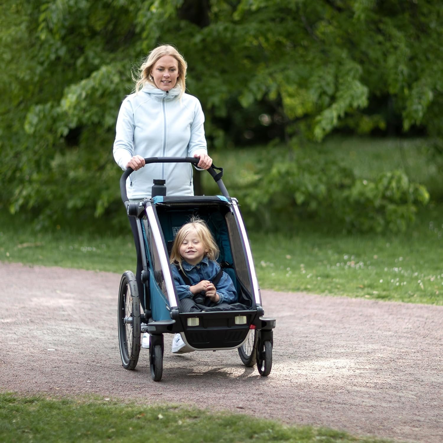 Thule Chariot Cross 1 - Remorque Vélo pour 1 Enfants - alaska – Image 2