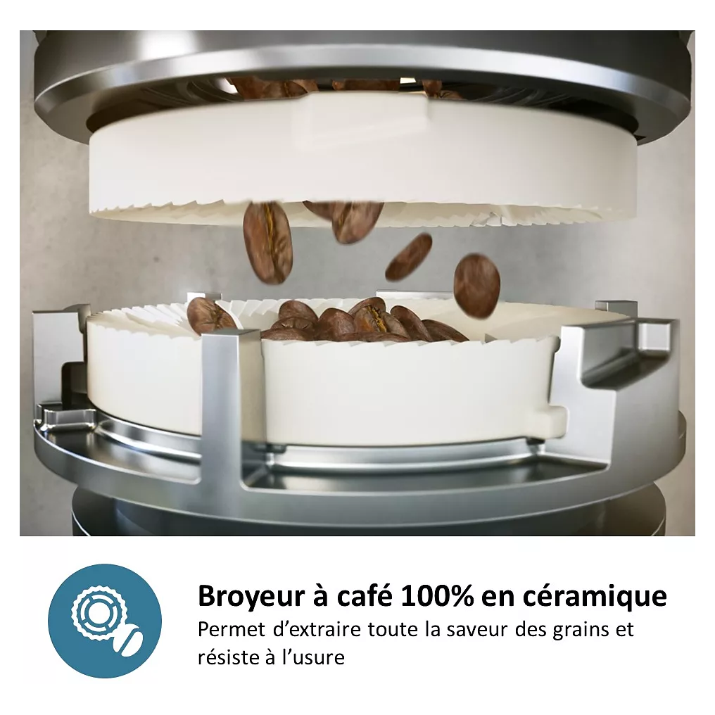 Expresso Broyeur PHILIPS EP1220/00 Noir Mat série 1200 – Image 6