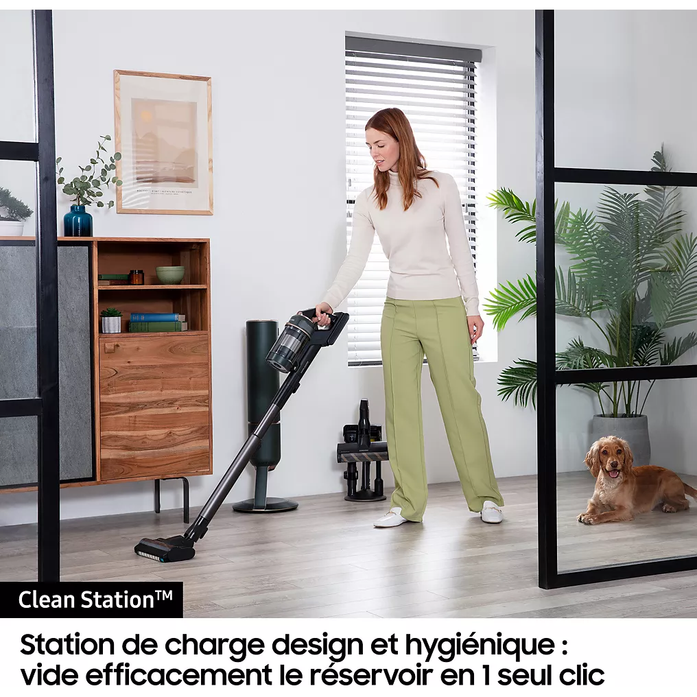 Aspirateur balai SAMSUNG Bespoke Jet Plus Complete 2 Batteries VS20B95B43N – Image 3