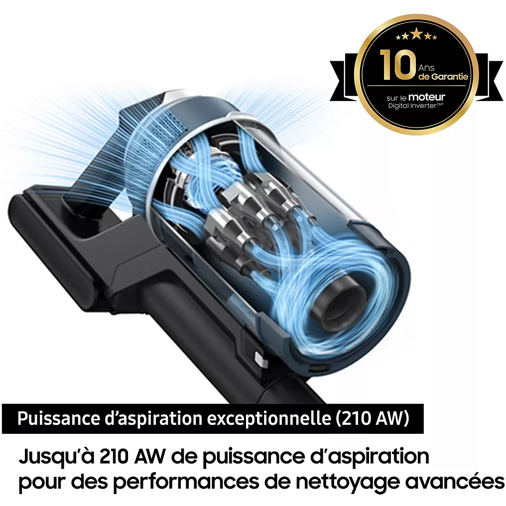 Aspirateur balai SAMSUNG Bespoke Jet Plus Complete 2 Batteries VS20B95B43N – Image 9