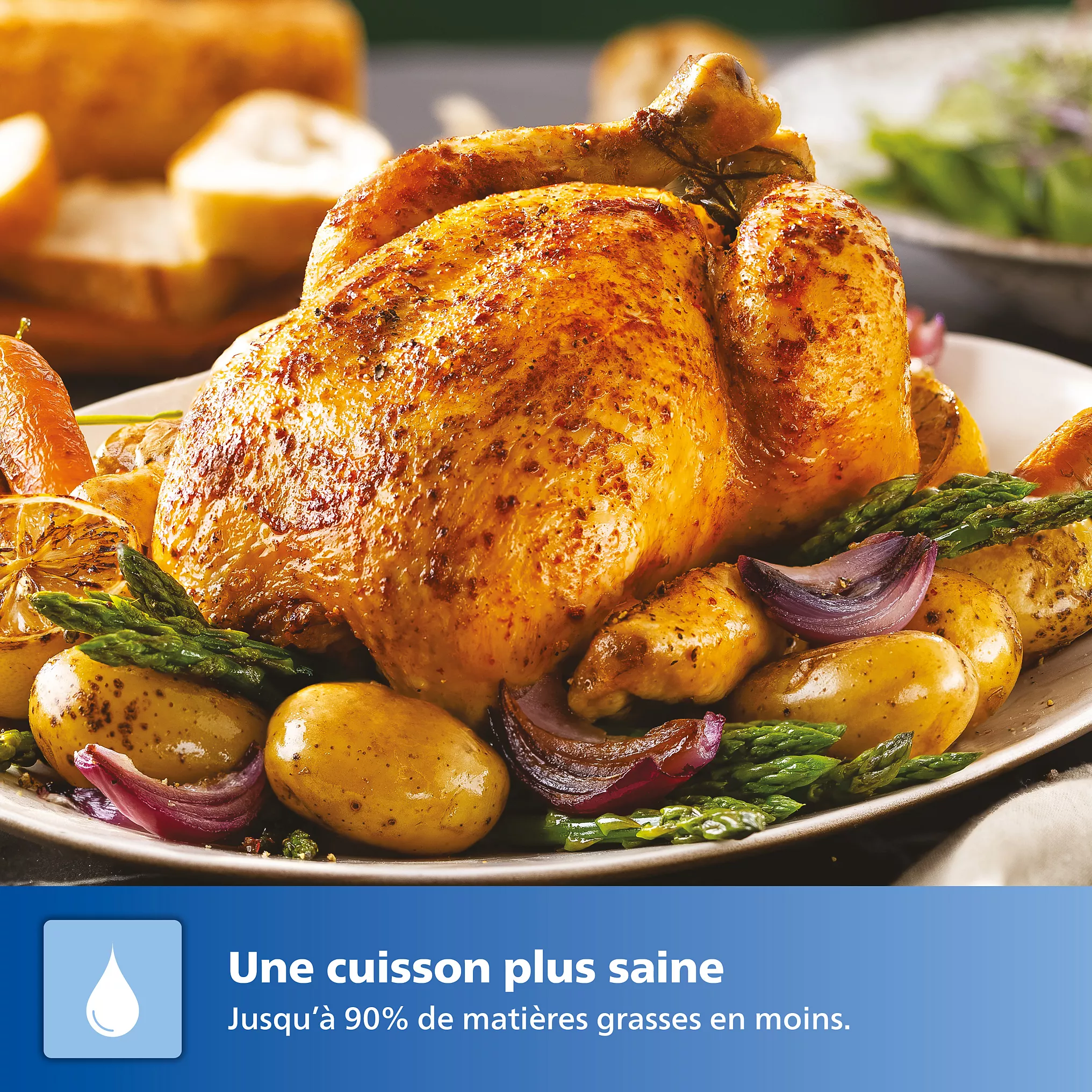Airfryer PHILIPS Series 3000 Double bac 9,0L NA352/00 – Image 4