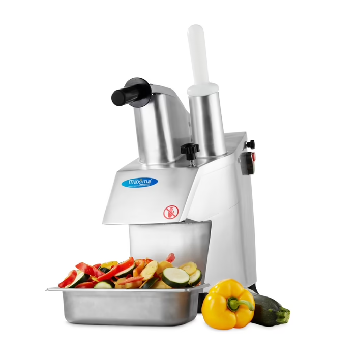 Maxima coupe légumes jusqu'à 450 kg / h incl 5 disques de coupe