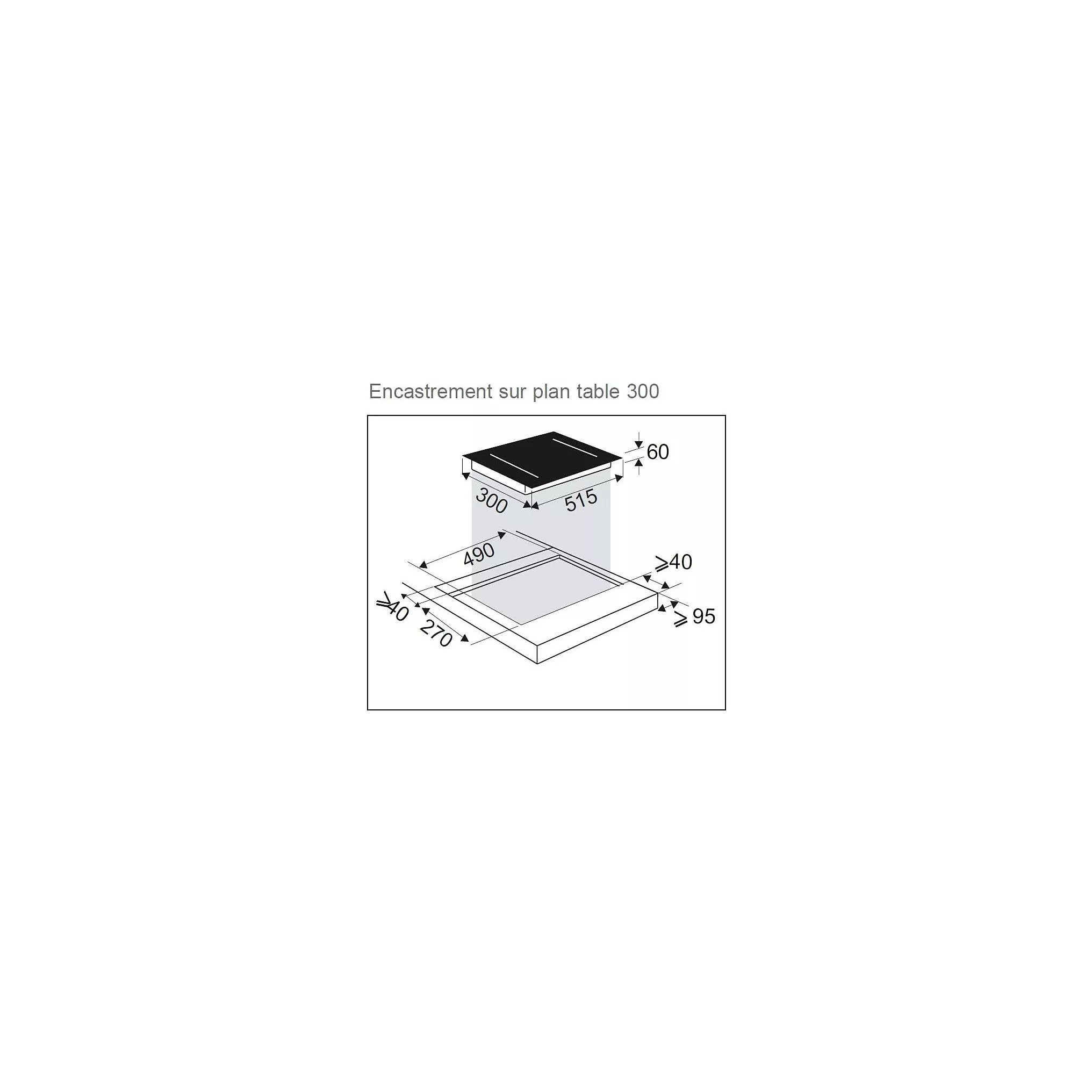 Domino induction DE DIETRICH DPI4220H Heritage – Image 5