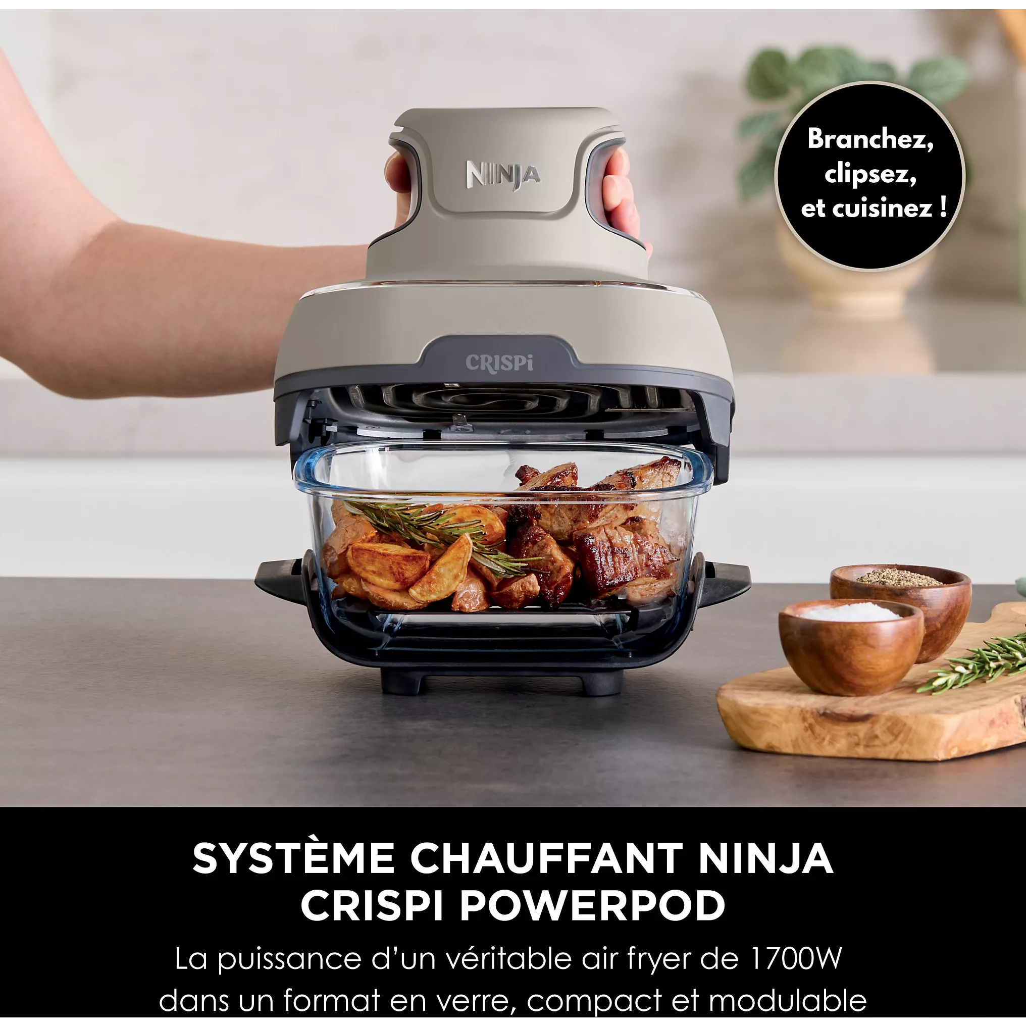 Friteuse sans huile NINJA CRISPi 4-in-1 Beige FN101EUST – Image 4