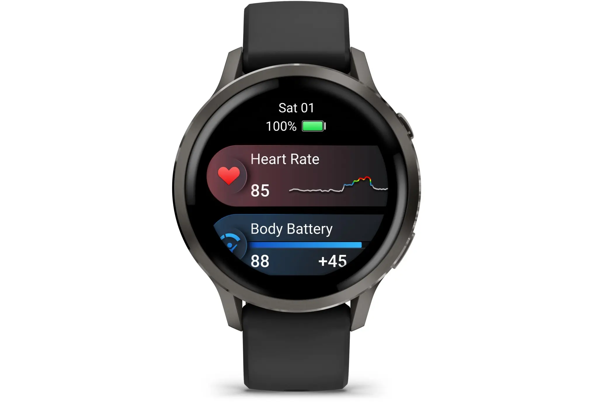 Montre Garmin Venu 4 bracelet cuir – Image 11