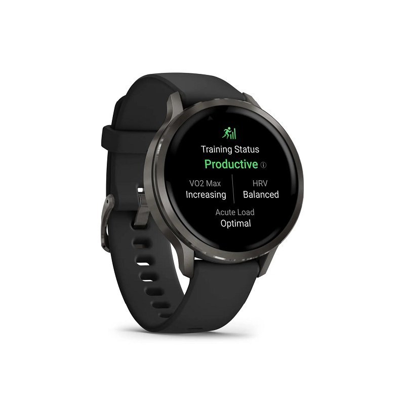Montre Garmin Venu 4 bracelet cuir – Image 3