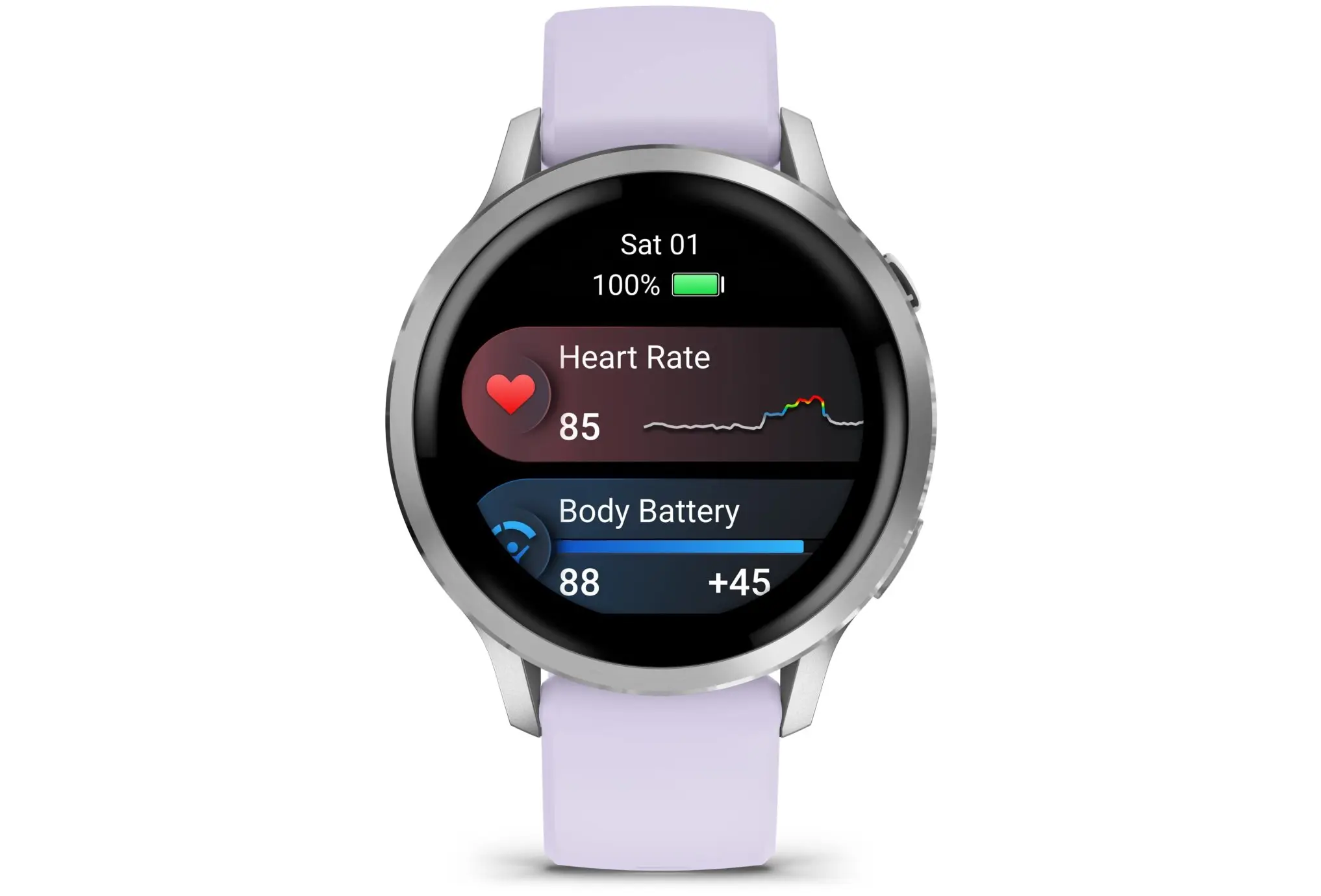 Montre Garmin Venu 4 bracelet cuir – Image 9