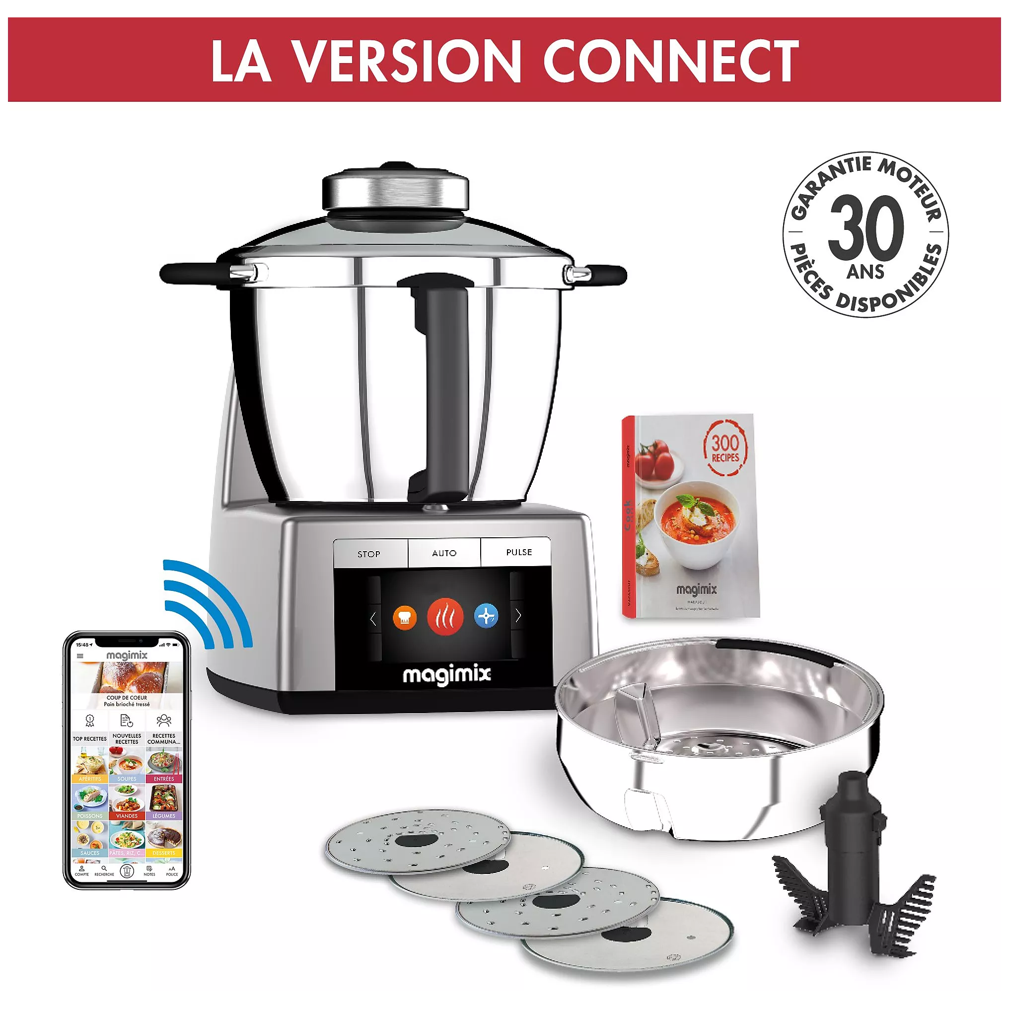 Robot cuiseur Magimix Cook Expert Connect Chrome 18913 – Image 5