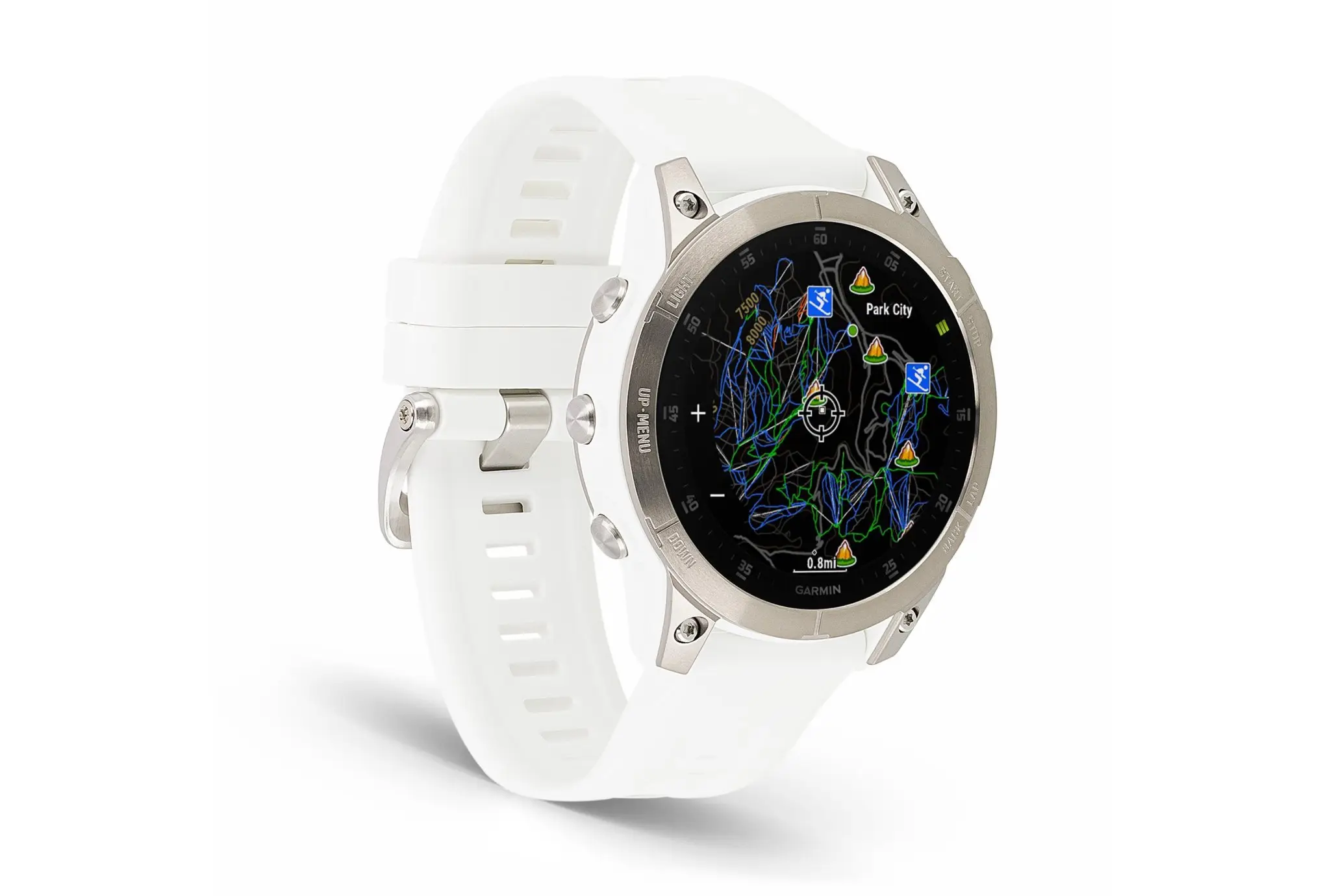 Montre Garmin EPIX Gen 2 Sapphire Titane + bracelet silicone jaune – Image 11