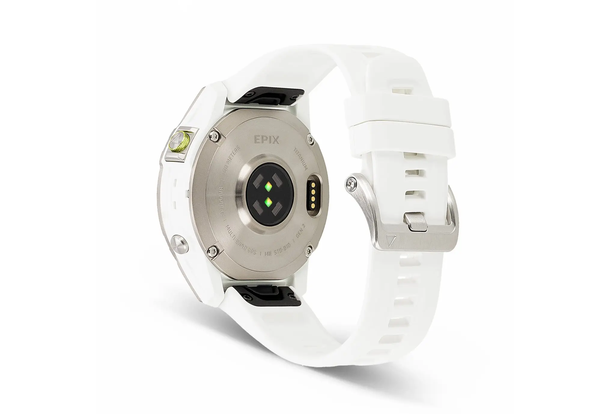 Montre Garmin EPIX Gen 2 Sapphire Titane + bracelet silicone jaune – Image 9