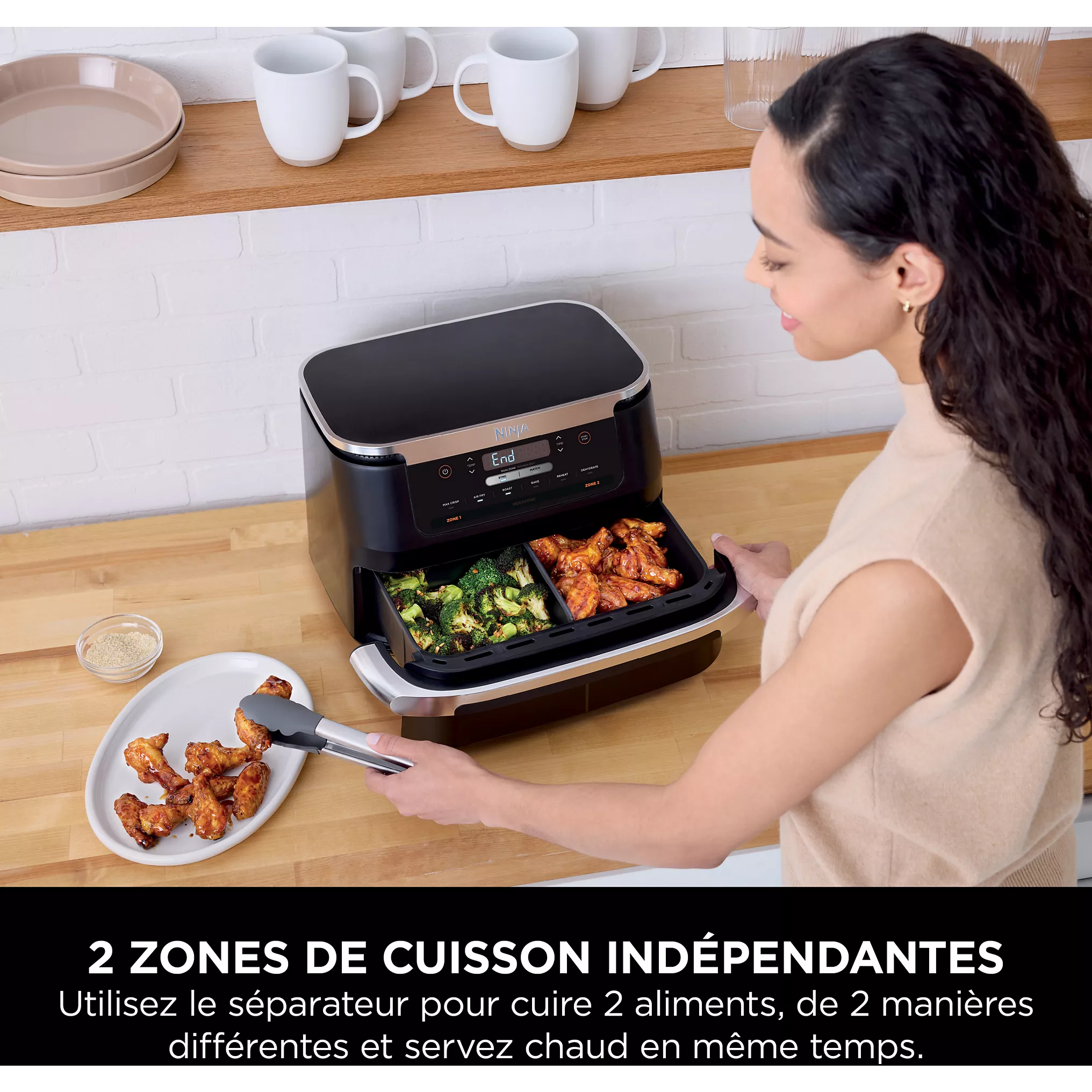 Friteuse sans huile NINJA Foodi Max Dual Zone AF550EU – Image 5