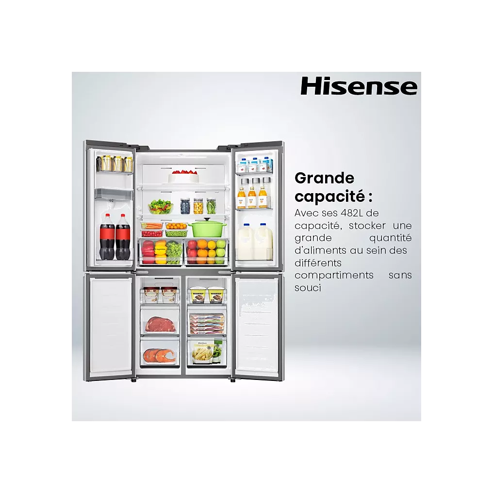 Réfrigérateur multi portes HISENSE RQ5P470SMIE – Image 5