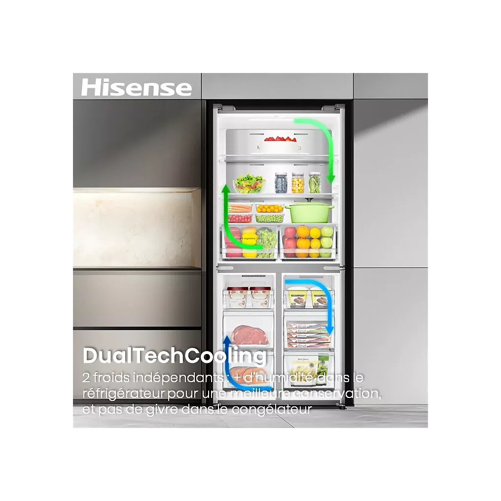 Réfrigérateur multi portes HISENSE RQ5P470SMIE – Image 3
