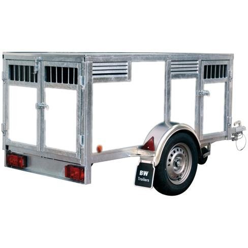 Remorque BW Trailers 4 chiens blanc – Image 2