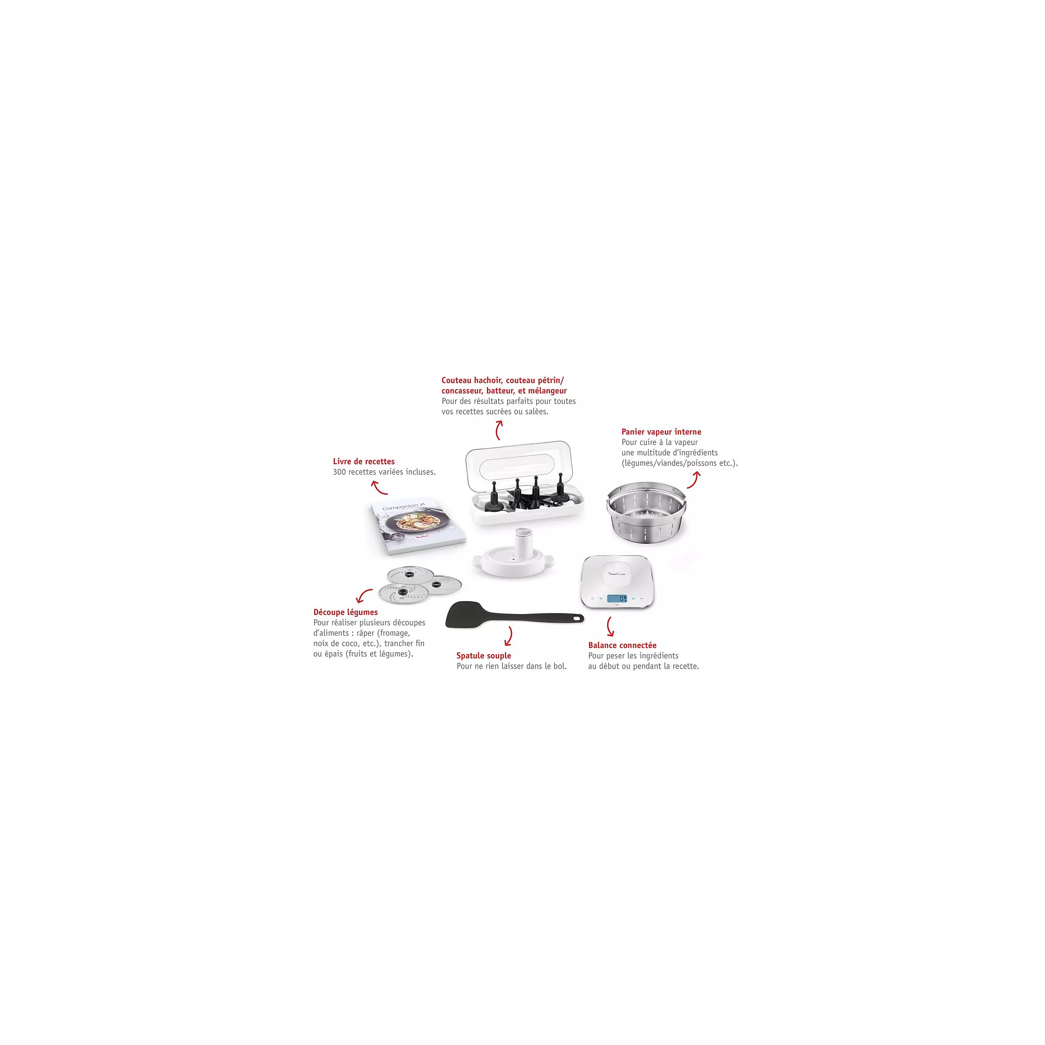 Robot cuiseur MOULINEX I Companion Touch XL HF938E00 – Image 8