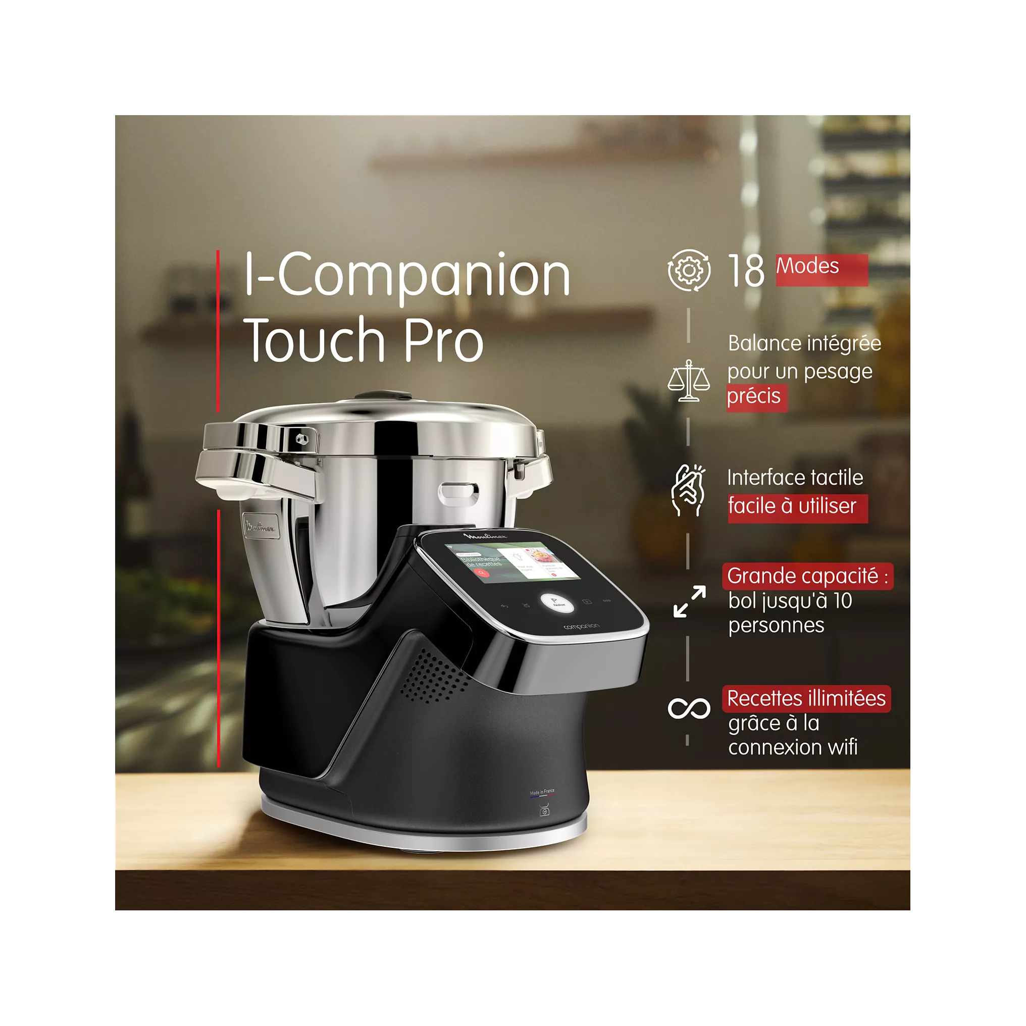 Robot cuiseur Moulinex I Companion Touch Pro XL – Image 5