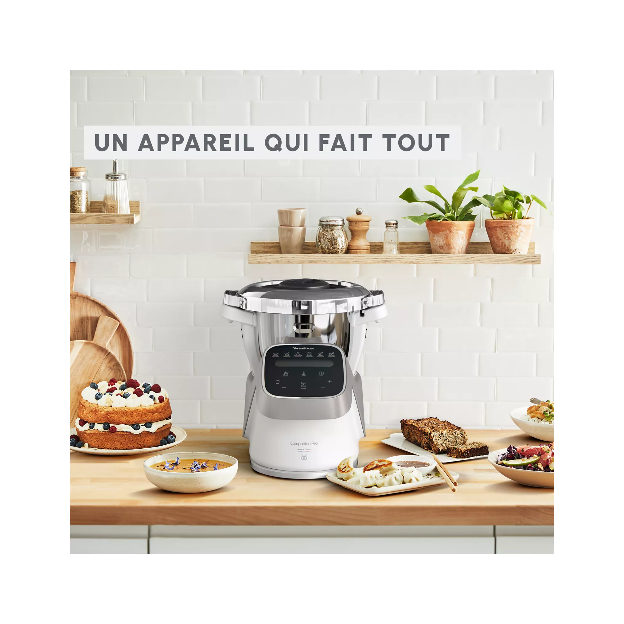Robot cuiseur Moulinex companion pro + cuiseur vapeur YY5286FG – Image 6