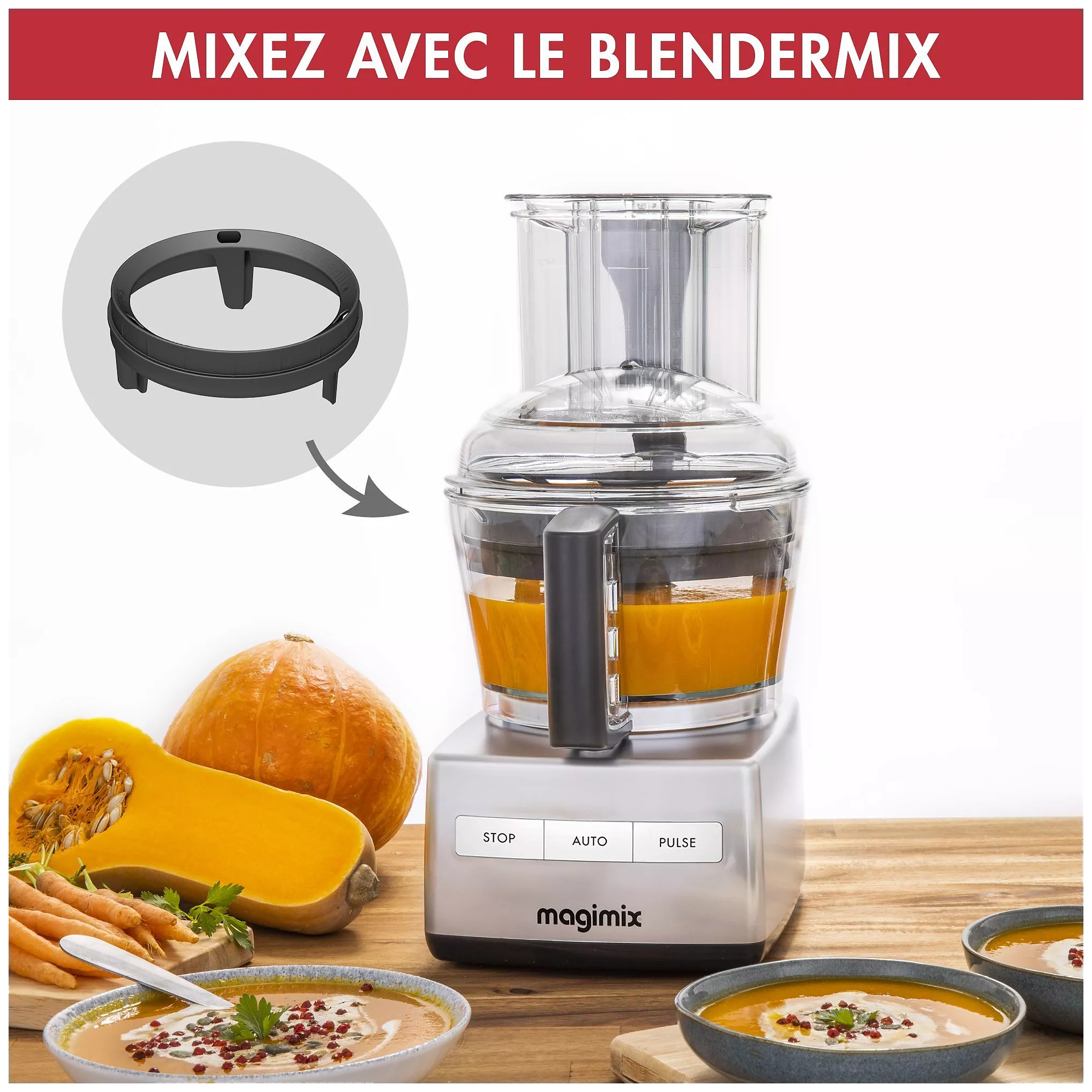 Robot multifonction Magimix CS 5200 XL Premium Chrome Brillant – Image 2