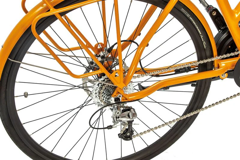 Vélo électrique Bocyclo Cargo Compact Orange - Batterie 500 Wh – Image 3