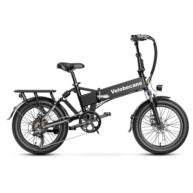 Vélo électrique fat bike pliant Velobecane Holy