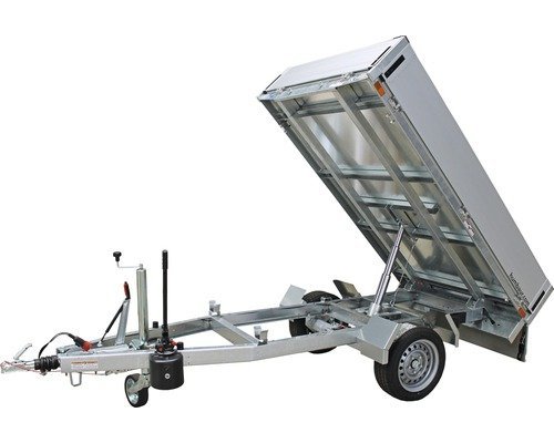 Humbaur Remorque basculante Tipper S 2300x1400x300mm freinée poids total adm. 1500kg avec ridelle lisse – Image 2